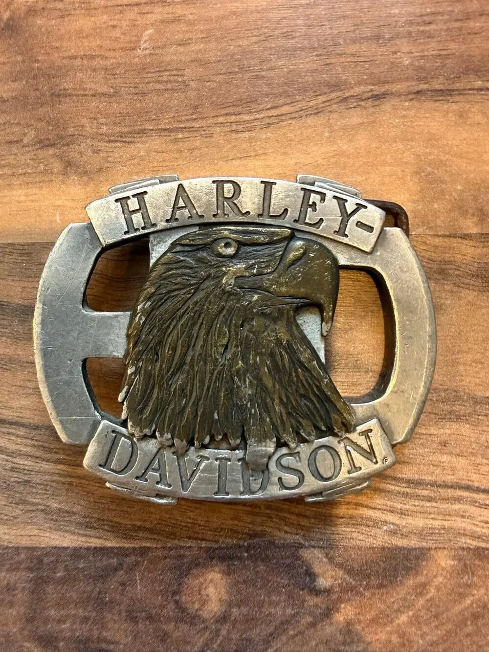 Bronze Harley Davidson Eagle Belt Buckle